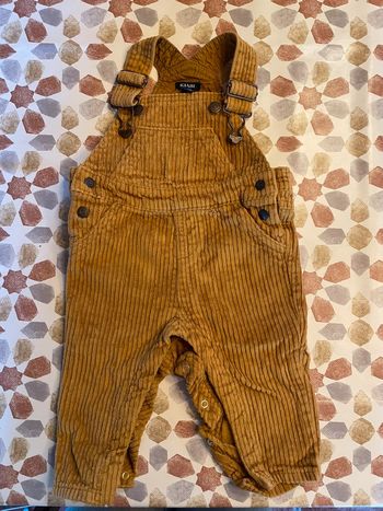 Salopette en feutre camel 9mois