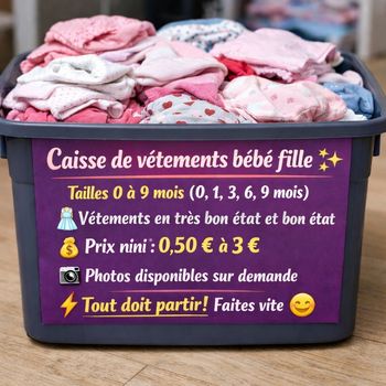 Lots vetement fille