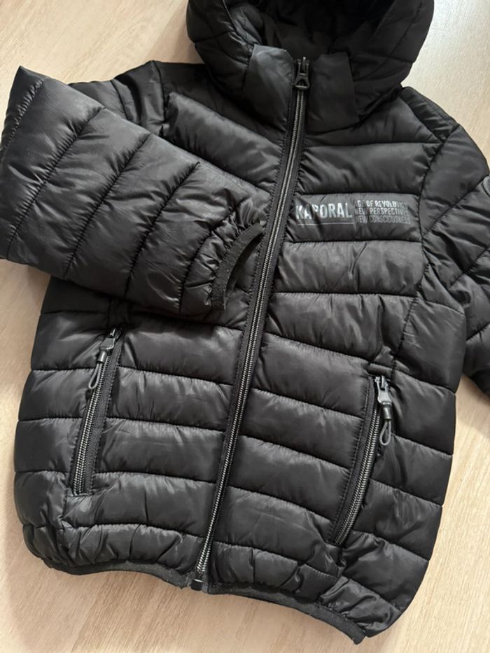 Veste/doudoune garçon noire Kaporal taille 4 ans - photo numéro 3
