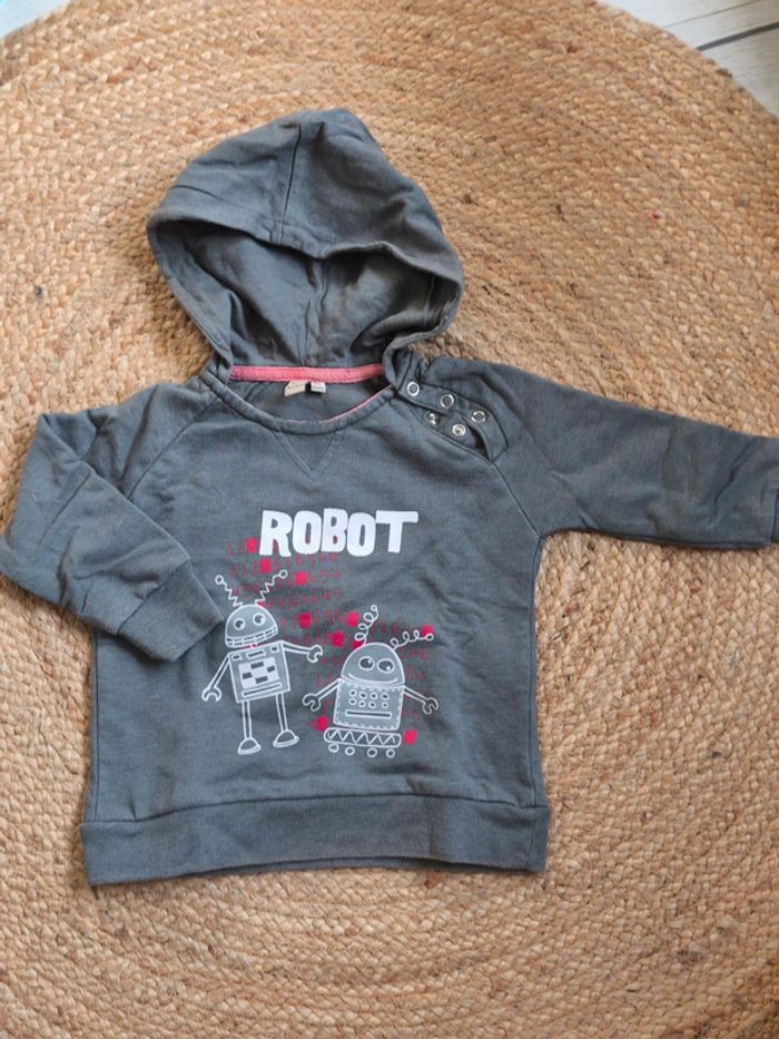 Sweat robot 2 ans - photo numéro 3