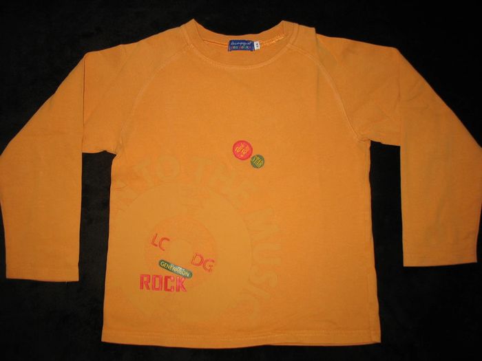 TEE SHIRT ML ORANGE GARÇON - LA COMPAGNIE DES PETITS - 8 ANS - n°03 - photo numéro 2