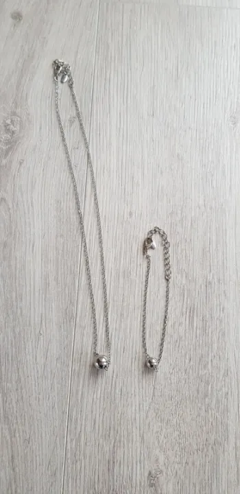 Ensemble collier + bracelet simple