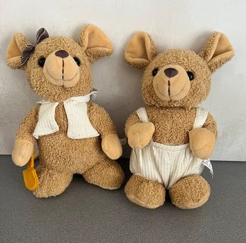 La famille souris 🐭 lot de 2 doudous souris