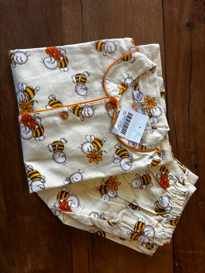 Pyjamas hiver carré blanc 6A