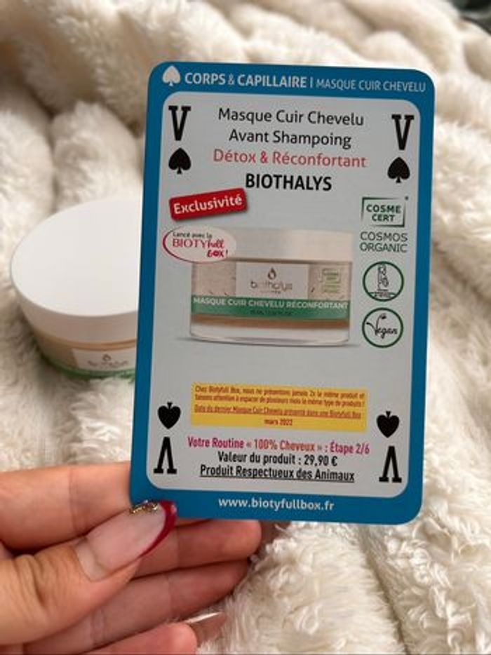 Masque cuir chevelu réconfortant Biothalys - photo numéro 2