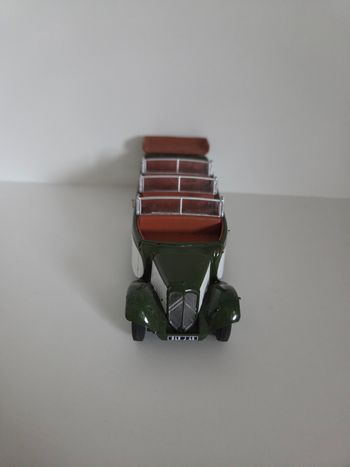 Miniature Citroën T23RU Chassaing 1947 - Bus/Autocar - Échelle 1/43 - Vert & Marron