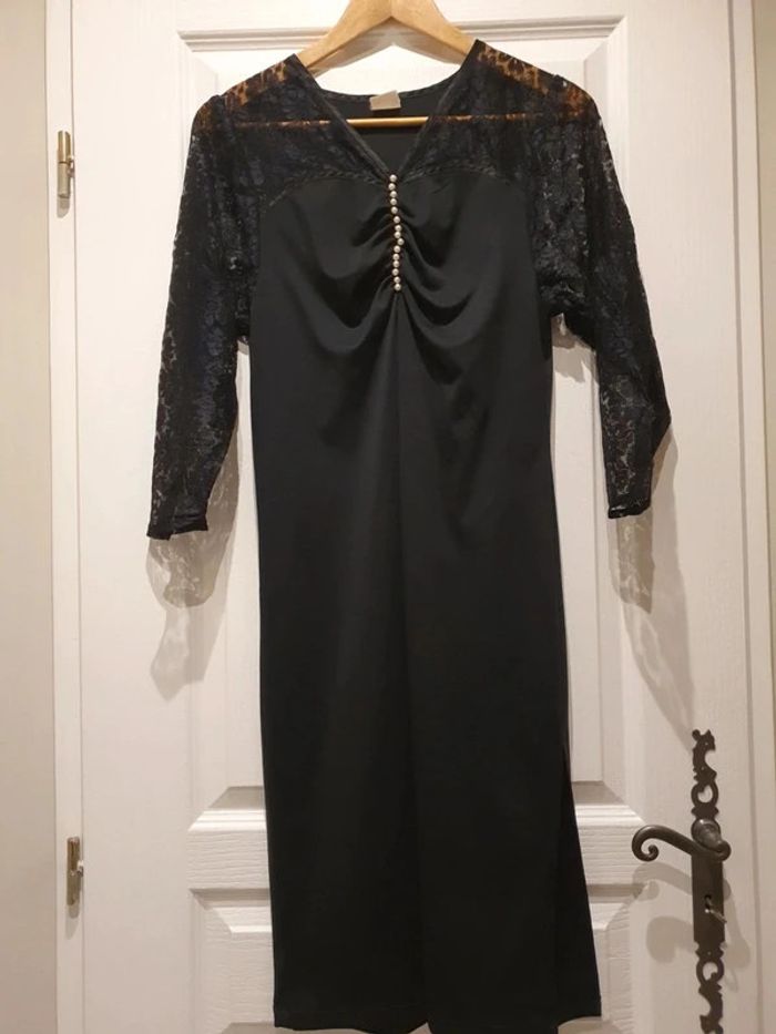 Robe soirée/cérémonie en dentelle - Taille 38/M - photo numéro 2