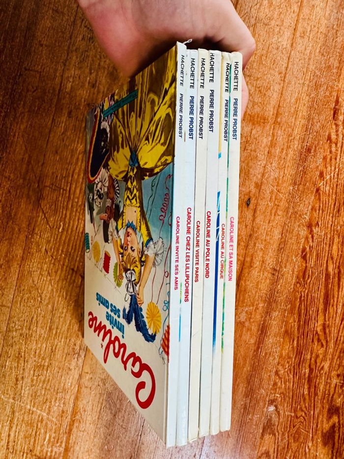 Lot de 6 albums bd Caroline anciens bon état livres Pierre Probst Hachette - photo numéro 5