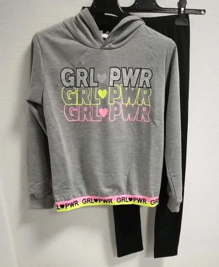 Survêtement gris 14 ans