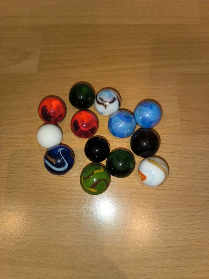 Lot de 13 grosses billes - photo numéro 2