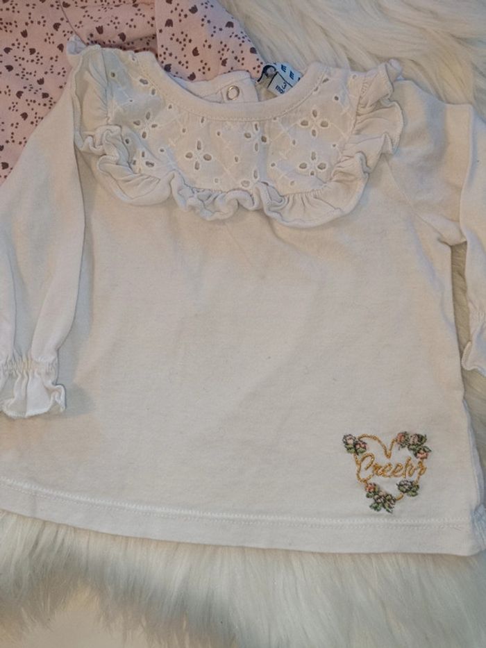Lot haut manche longue bébé fille - photo numéro 2