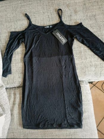 Robe noir Boohoo