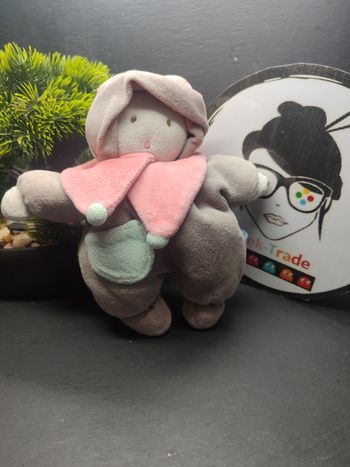 ancien doudou lutin gris rose bleu vite un calin moulin roty grelot Vert Marron 