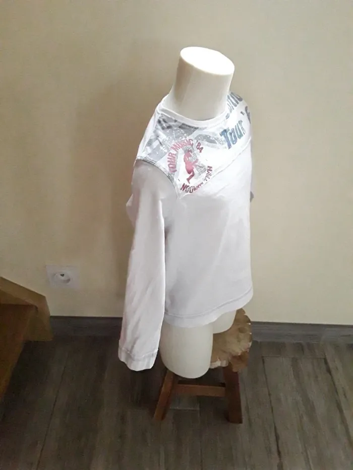 Tee-shirt manches longues 6 ans (114 cm) - photo numéro 6