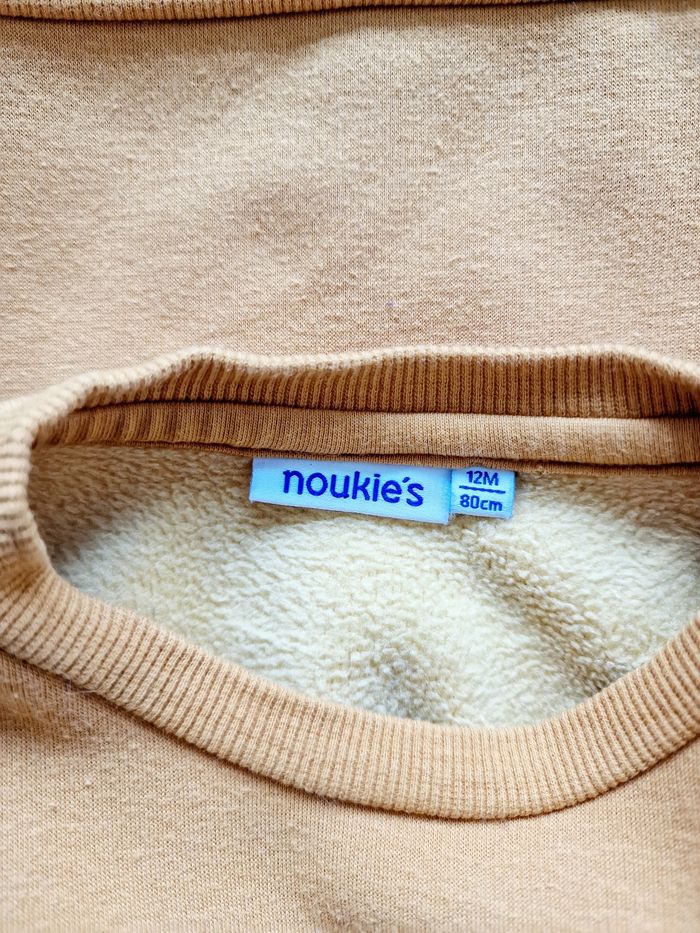 Noukie's - Pull / sweat manches longues, doublé polaire - Éléphant (12 mois) - photo numéro 5