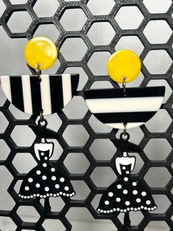 Boucles d’oreilles - Demoiselle 1960