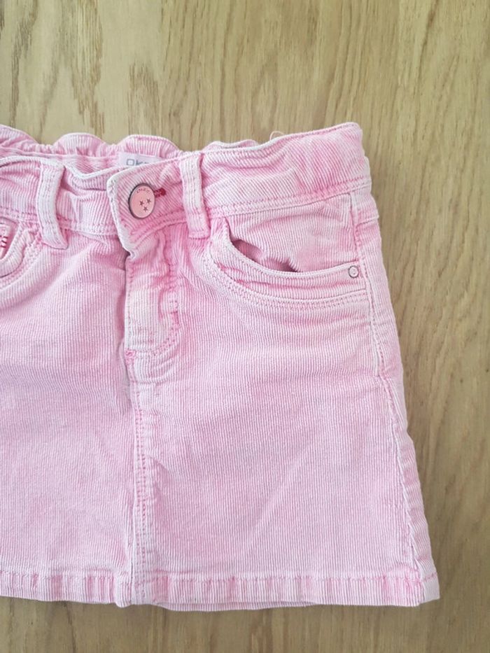 Jupe rose Okaïdi 3 ans taille réglable - photo numéro 4