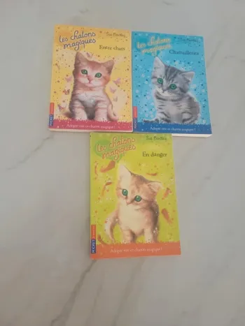 Lot 3 livres Les Chatons Magiques Sue Bentley