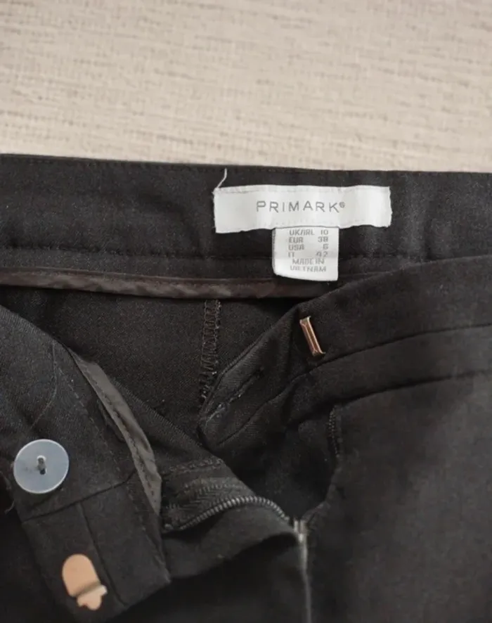 pantalon noir classique primark taille 38 - photo numéro 2