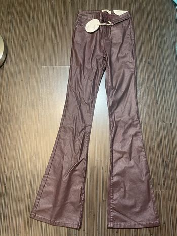 Pantalon flare huilé Cindy
