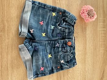 Short en jean fille