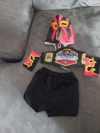 Deguisement catcheur à partir de 4 ans rubies