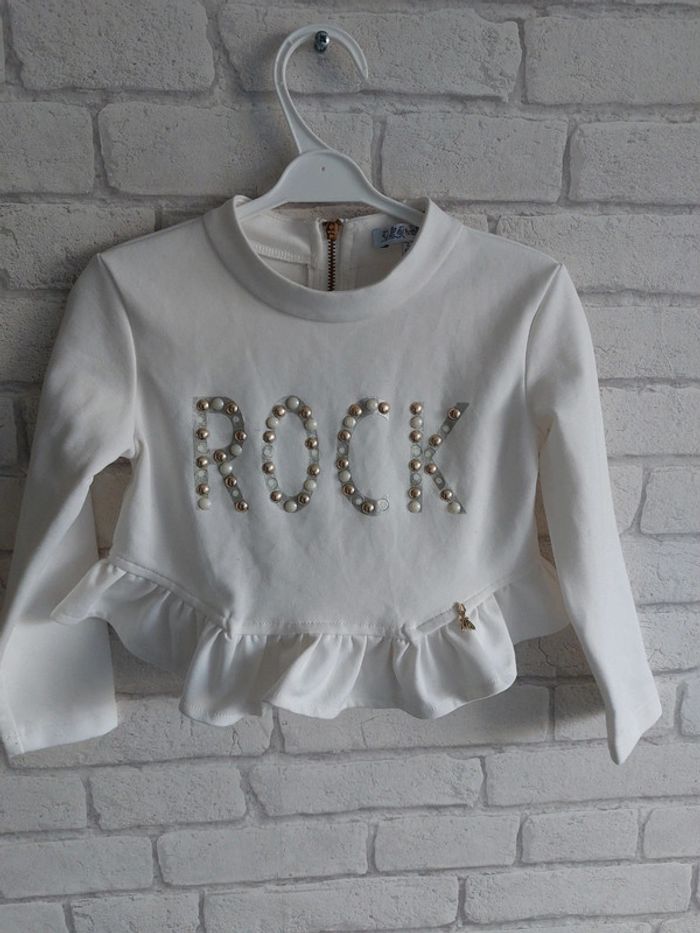 Sweat Patrizia Pepe  taille 2 ans