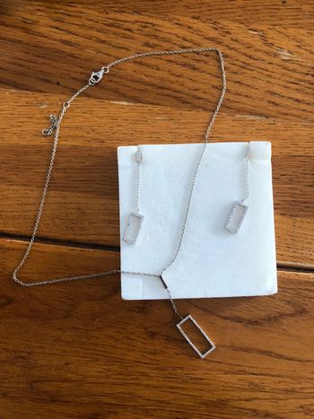 Parure bracelet et boucle d’oreille