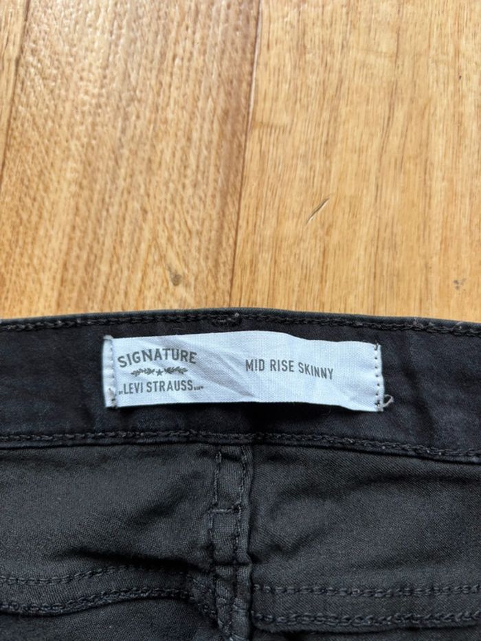 Jean femme Levi’s signature taille haute skinny noir taille 48/50 4XL/5XL L30 - photo numéro 7