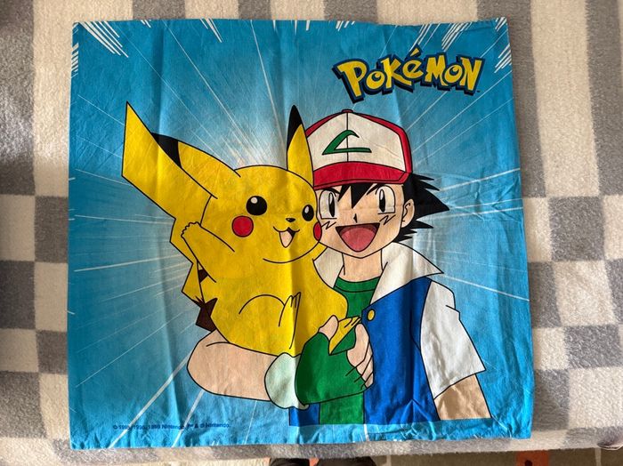 Housse de couette et taie d’oreiller Pokémon
