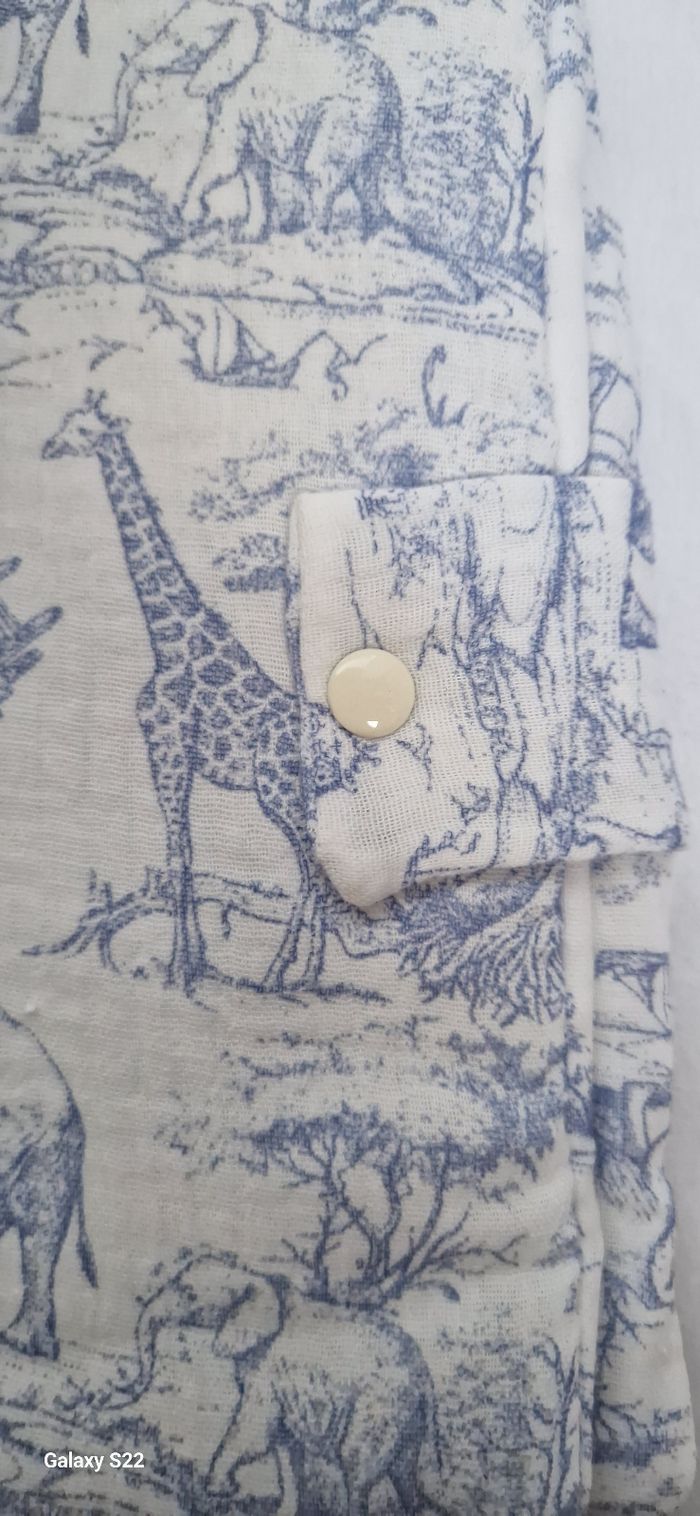 Protege carnet de santé safari bleu - photo numéro 2