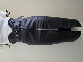 📌 Jupe Crayon Taille Haute Simili Cuir - Neuve