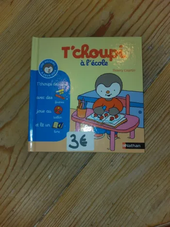Livre Enfant T'choupi à l'école