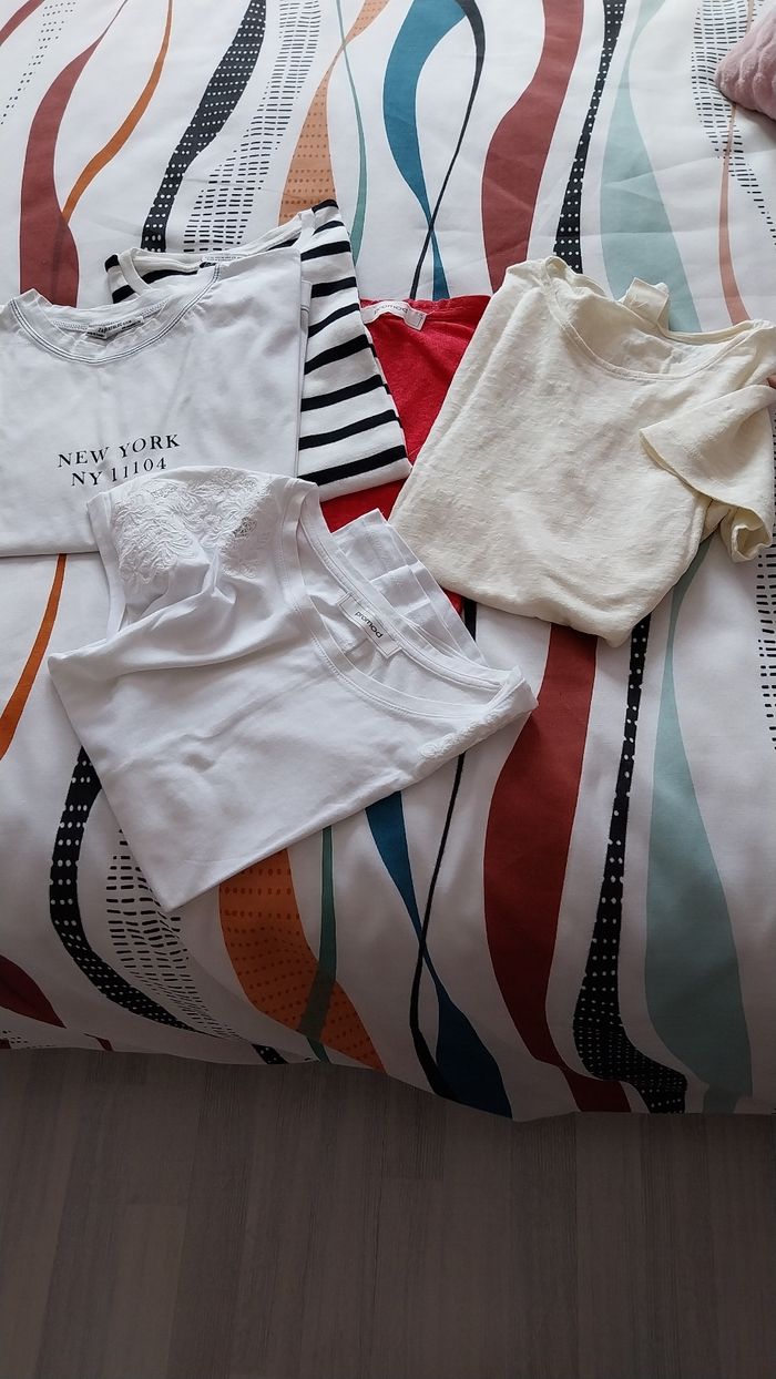 Lot de 5 tee shirt manches courtes - photo numéro 2
