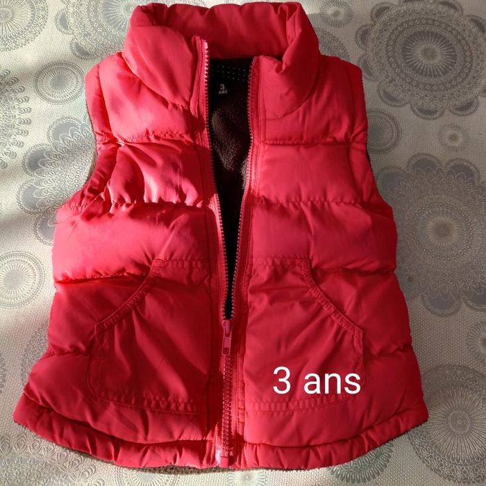 Doudoune sans manche 3 ans
