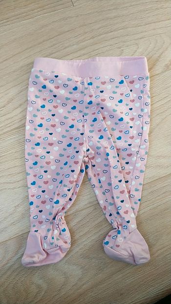 Pantalon pyjama rose coeur 3 mois disney