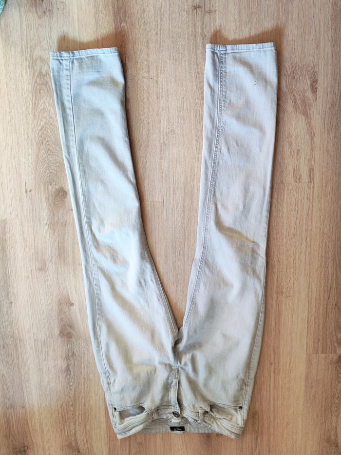 Jean gris clair La Redoute taille 38 - photo numéro 4