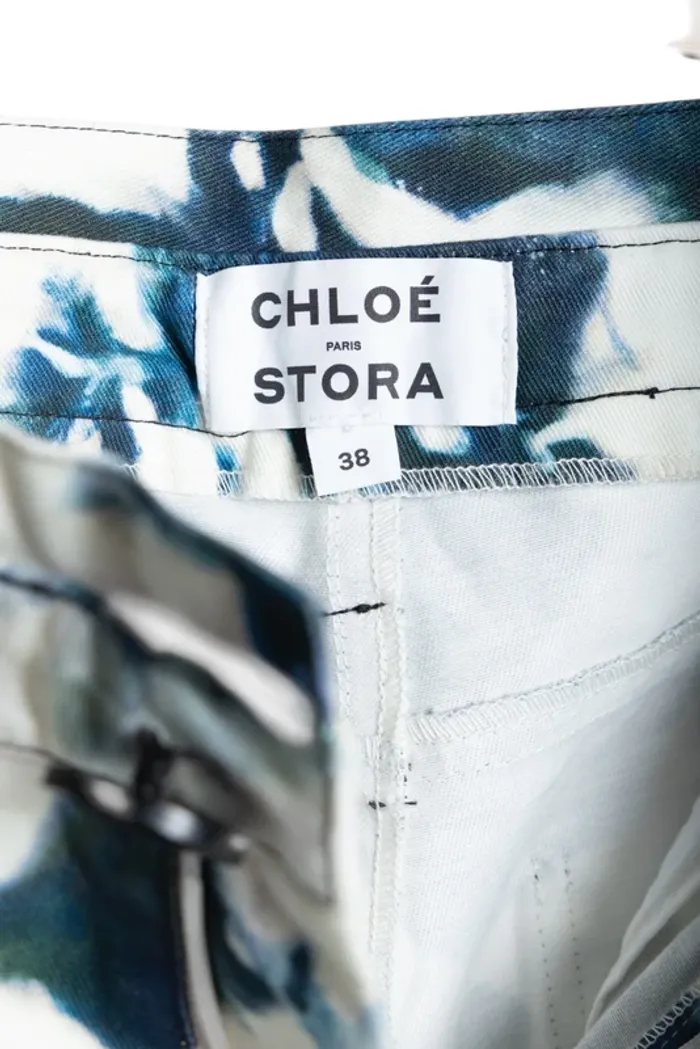 Pantalon imprimé Chloé Stora Taille 38 - photo numéro 5