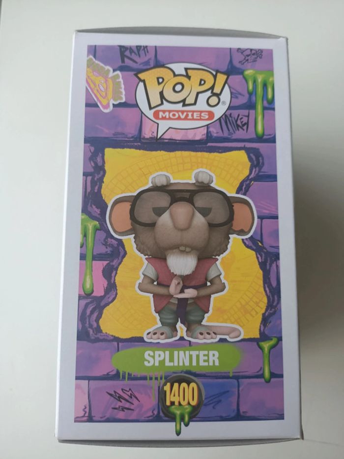 Figurine Funko pop movies teenage mutant ninja turtles mutant mayhem n°1400 splinter neuve - photo numéro 4