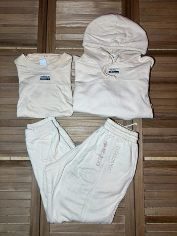 Ensemble 3 pièces beige Adidas taille S /M