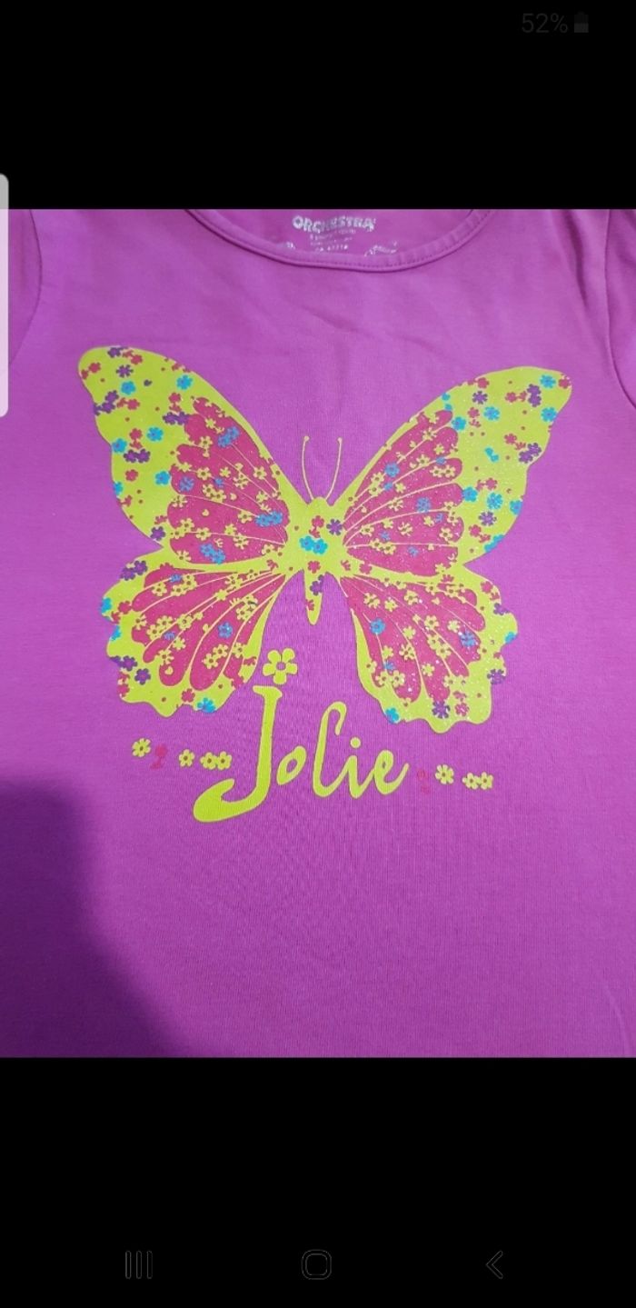 T.shirt fille taille 5 ans - photo numéro 2