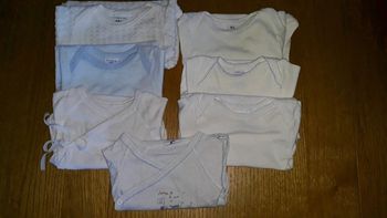 Lot 6 body Petit Bateau 3m