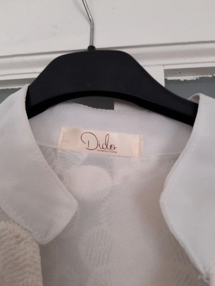Blouse romantique vintage  voile 36 - photo numéro 3