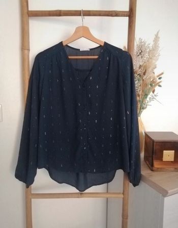 Blouse bleue