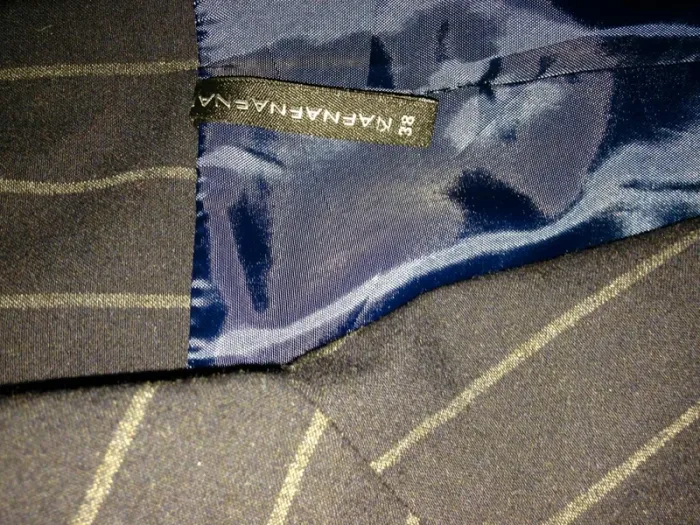 Veste blazer tailleur classique à rayures 38 Naf Naf - photo numéro 9