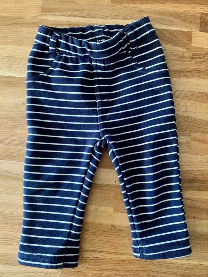 Lot de 2 pantalons/survêtements bébé 9 mois Kiabi - photo numéro 3