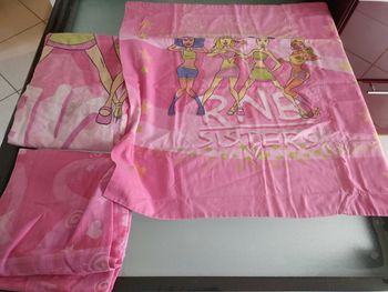 Ensemble draps housses, draps plats et taie