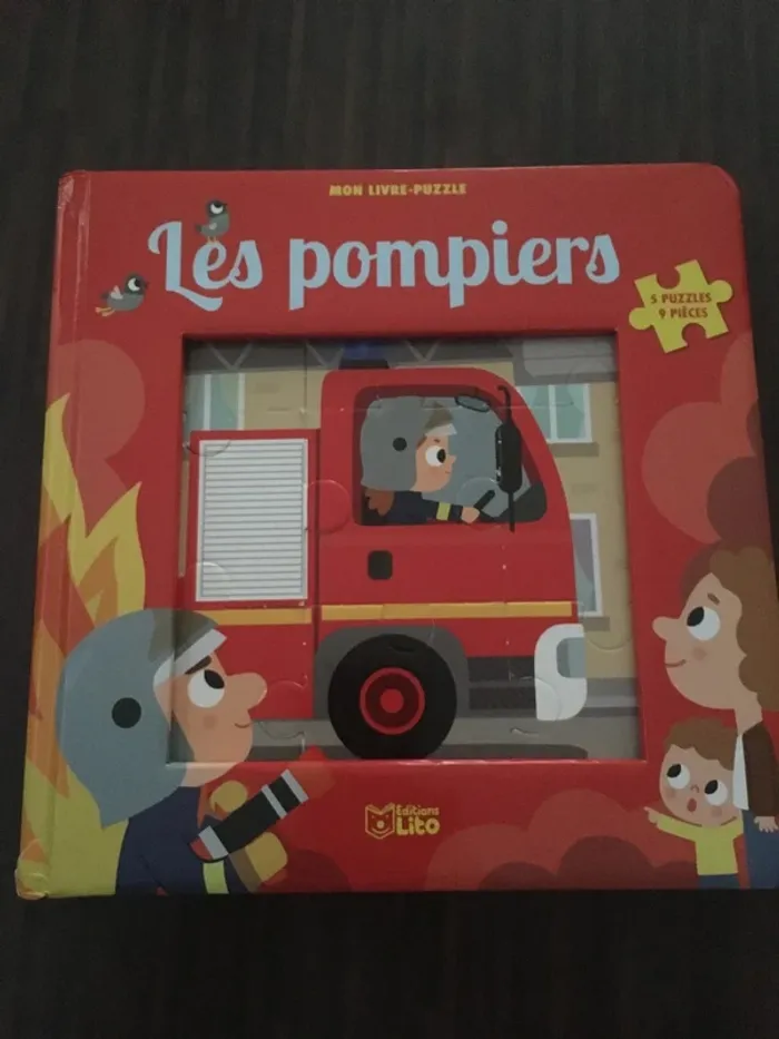 Mon livre Puzzle Les pompiers