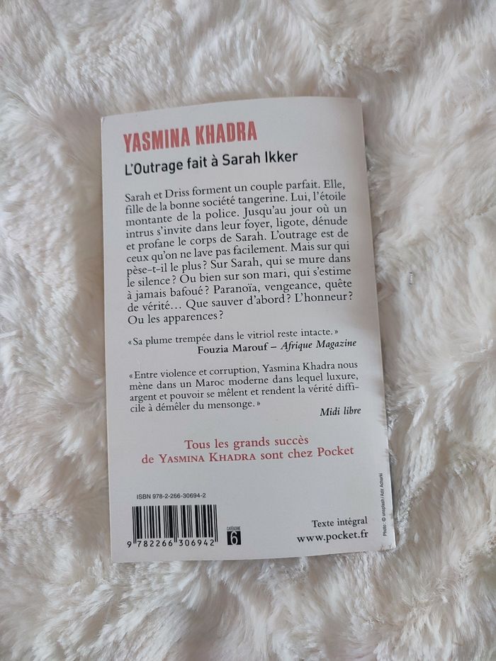 L'outrage fait à Sarah ikker Yasmina Khadra - photo numéro 3