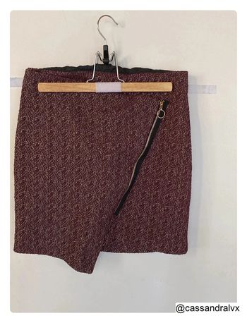 Jupe violette à paillettes - Phildar